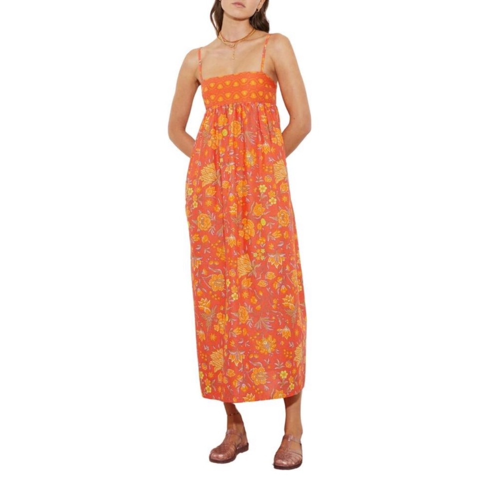 BOTEH Alvita Strappy Bodice Maxi Dress